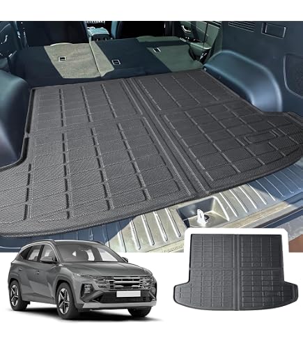 3D-Gummi-Fußmatten + Kofferraumwanne Für Hyundai Tucson IV NX4 Hybrid/PHEV (ab 2020, Ohne Subwoofer) – Rutschfest, Langlebig, Wasserdicht 3D-Gummi-Fußmatten + Kofferraumwanne Für Hyundai Tucson IV NX4 Hybrid/PHEV (ab 2020, Ohne Subwoofer) – Rutschfest, Langlebig, Wasserdicht