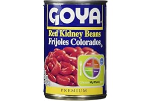 Goya Red Kidney Beans Habichuelas Coloradas Premium- 15.5 Oz Cans (6 Pack)