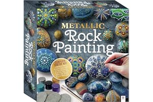 Hinkler - Metallic Rock Painting - Rock Painting Complete Starter Kit - Arts and Crafts for Everyone - Gift for Art Lovers - Includes Rocks, Metallic Paint and More [Paperback] Pty Ltd