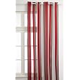 Thedecofactory Tenda Con Occhielli First United – Policotone Rosso – 140x250 Cm – Per Soggiorno E Camera Da Letto