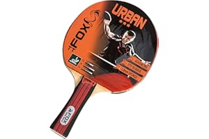 Fox TT Urban 3 Star Table Tennis Bat Pala, Adultos Unisex, Multicolor (Multicolor), Talla Única