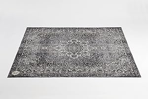 Drum N Base Vintage Stage Rug (Large) - Grey
