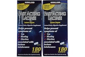 Kirkland Signature Fast Acting Lactase, , 360 Ct Caplets by Kirkland Signature