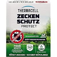 Thermacell Zeckenschutz Protect, Zeckenröhren innovativer Schutz vor Zecken im eigenen Garten, 8 Rollen für 340m² Fläche…
