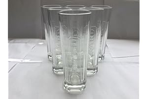 ileauxtresors 6 Verres Tubes Ricard Long Drink