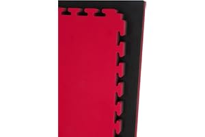 Cannons UK 40mm Martial Arts MMA Jigsaw Mats Black and Red