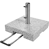 Doppler SL-AZ Granit Auszieh-Griff 72kg Sonnenschirmständer, grau