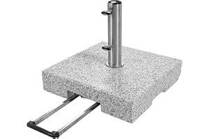 doppler SL-AZ Granite Extendable Handle 72kg Parasol Stand - Grey