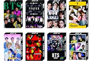 ZHENGGE 8 Pack/240 Pcs BTS Lomo Card KPOP Bangtan Boys Fotokarten Black Swan, Love Yourself Antwort Grußkarte mit Postkarten Box