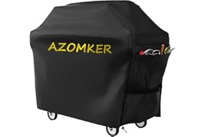 AZOMKER Funda Barbacoa Exterior Impermeable, Funda Barbacoa, Funda Barbacoa Exterior, Fundas Barbacoa, Funda para Barbacoa(145 * 61 * 117cm)