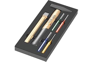 Wera 05150182001 9782 Foam Insert Hammer Set 1, 6 Pieces, Multicolour