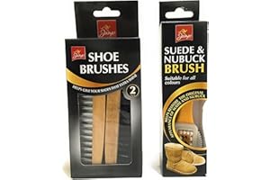 JUMP Pack Of 2 Wooden shoe Brush And Suede & Nubuck Brush For Restore To Original By Aliahs_best247