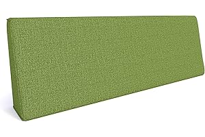 ‎PILLOWS24 Pillows24 - Palettenkissen - Rückenkissen 120x40x20/10 | Palettenuflage für Palettensofa | Rücken- und Sitzkissen für Europaletten | Palettenmöbel Indoor & Outdoor | Made in EU | Lemon