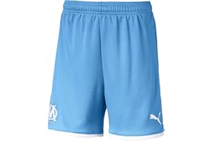 PUMA Short Olympique de Marseille Replica pour garçon White, FR Fabricant : Taille Unique