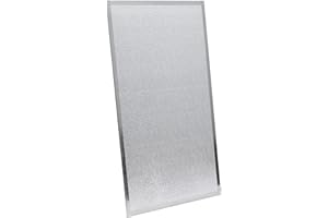 Kamino-Flam 333195 Plaque de Protection Murale pour Poêle, Hakoplan, Blanc, 80 x 50 x 0,5 cm