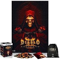 Diablo II: Resurrected | 1000 Teile Puzzle | inklusive Poster und Tasche | 68 x 48 | für Erwachsene und Kinder ab 14 Jahren |