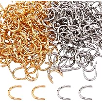 SUPERFINDINGS 56 Pcs Lames Spinner Baits Dorées 4 Tailles - Cuillères Pour Fabrication Leurres Pêche