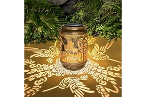 TOPCITY Christmas Gifts for Women Birthday, Hummingbird Solar Lantern Garden Ornaments Outdoor, Hummingbird Gifts Mothers Day Presents for Mum Grandma Her,Garden Hanging Lights for Patio Lawn Yard