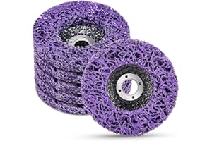 LAIWOO 5 x Discos de Limpieza para Amoladora Angular, 125mmx22mm Discos de Limpieza, CSD Disco Pulido Disco Limpieza