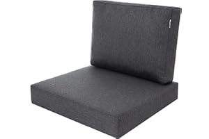 Sales Core Technorattan - Muebles de ratán para jardín, 60 x 55 x 40 cm, cojines para sillas de mimbre de ratán, cojín para asiento de jardín, cojín de asiento para exterior