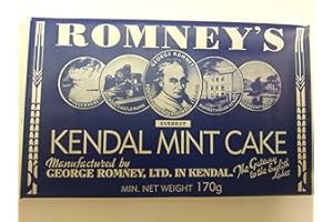 ROMNEY'S OF KENDAL Kendal Mint Cake WHITE 170g / 5.99oz (12 Pack)