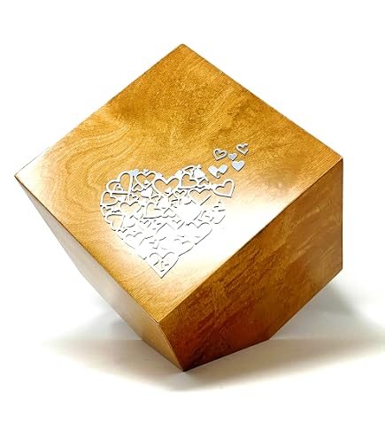 Forever URNS - Urna funeraria per adulti con rete a colomba, per ceneri umane di donne e