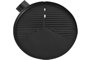 SUNTEC WELLNESS SUNTEC Piastra di ricambio 42x42 [Piastra con rivestimento antiaderente con 42 cm Ø, adatta a BBQ-9462 e BBQ-9486, scolo del grasso, elemento termico rivestito, max. 1600 W]