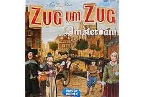 DAYS OF WONDER Tren Asmodee a Tren: Ámsterdam, Juego básico, Juego Familiar, Alemán