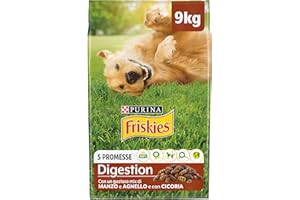 Purina Friskies Digestion Krokiety Pies z wołowiną, jagnięciną i cykorią 9 kg