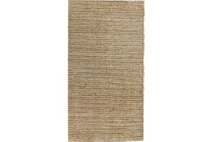 HAMID - Giralda Jute Rug 100% Natural Jute Fiber - Mjuk och höghållfast matta - Handvävd - Vardagsrum, matsal, sovrum, Hallma