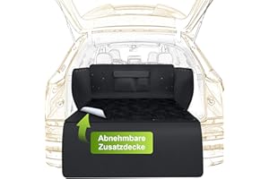 WhizProducts® Kofferraumschutz Hund mit Abnehmbarer Zusatzdecke – Wasserabweisende Hundedecke Auto mit Rutschfester Unterseite und Seitenschutz