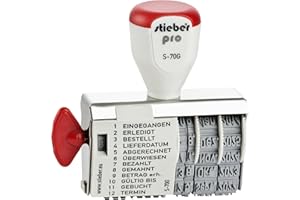 STIEBER Wortband-Datumstempel bis 2034