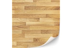 TEXTURKONTOR 3 Sheets Self-Adhesive Flooring for Dollhouse 1:12 Scale (Oak Wood)