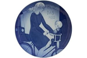 ROYAL COPENHAGEN PIATTO FESTA DELLA MAMMA 1980 ORIGINALE PORCELLANA PRIMA SCELTA