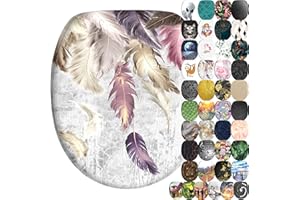 SANILO Deska sedesowa Soft Close Hamulec Drop - Duży wybór - Wysokiej jakości wykończenie - Łatwy montaż (pióra)