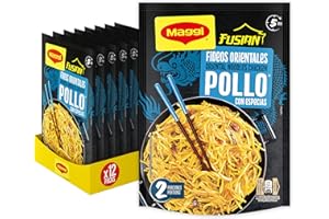 Maggi Fusian Fideos Orientales sabor Pollo, 121 g, pack 12