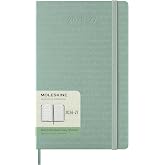 Moleskine 2027 18-Month Weekly Large Hardcover Notebook: Sage Green