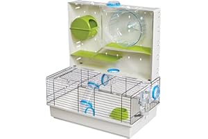 Midwest Homes for Pets Hamster Cage | Awesome Arcade Hamster Home | 18.11" x 11.61" x 21.26"