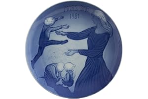 ROYAL COPENHAGEN PIATTO FESTA DELLA MAMMA 1981 ORIGINALE PORCELLANA PRIMA SCELTA