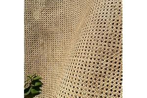 GENERISCH Wiener Geflecht Meterware 45 x 100cm - Natürliches Rattan für Stuhl, Möbel, Schrank, Kommode, Sessel, Schranktür - Gurtband Natur