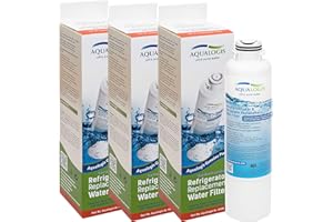 AQUALOGIS 3 x AL-020B Compatible Filtro Per Samsung DA29-00020B, DA29-00020A, DA97-08006A-B, HAF-CIN, HAF-CIN-EXP, HAFCIN