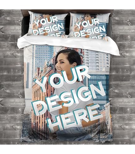 Copripiumino Personalizzato Con Foto - Set Biancheria Da Letto Bambino, Microfibra, 23x47/60x120 Cm - Foto 11