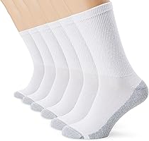 Dim Ecodim - Chaussettes de sport - Lot de 6 paires - Homme - Blanc - FR: 40-46 (Taille fabricant: 40-45)
