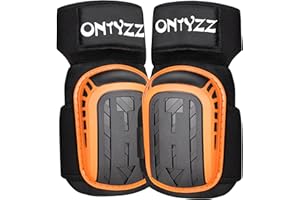 ONTYZZ Ginocchiere Lavoro per Costruzione, Giardinaggio, Piastrelle e Legno, Calcestruzzo Ginocchiera Piastrellista Protezione del Ginocchio per Lavoro Ginocchiere da Lavoro, 1 Paio