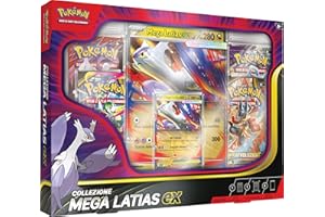 Pokémon: collezione Mega Latias-ex del GCC Pokémon (una carta promozionale olografica, una carta lenticolare gigante e quattro buste di espansione)