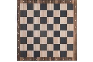 PLAYMATS Tappetino in gomma compatibile con scacchi/scacchiere 36x36 cm / 14,2 “x14,2” - Legno