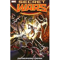 Secret Wars : Hickman, Jonathan, Ribic, Esad: Amazon.com.tr: Kitap