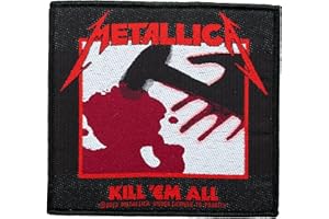 BYUP Patch tissé Metallica Kill Em All [Patch/badge à coudre, tissé] écusson Metallica !!