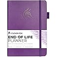 Clever Fox End of Life Planner – Final Arrangements Organizer for Beneficiary, Will Preparation, Last Wishes & Funeral Planning, A5 (Purple)