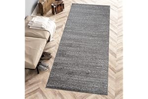 CARPETO RUGS Mazovia Tappeto per Corridoio - Passatoia Corridoio Moderne Astratto - Tappeto a pelo Corto per Ingresso, Salotto - Certificato Oeko-Tex - Corridore a Metro - Nero Grigio 70x200cm